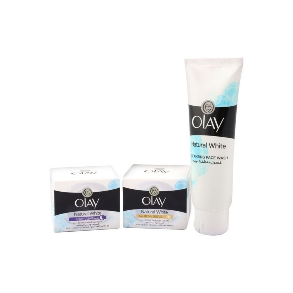 Olay Natural White 3-In-1 Fairness Regime Offer Pack 